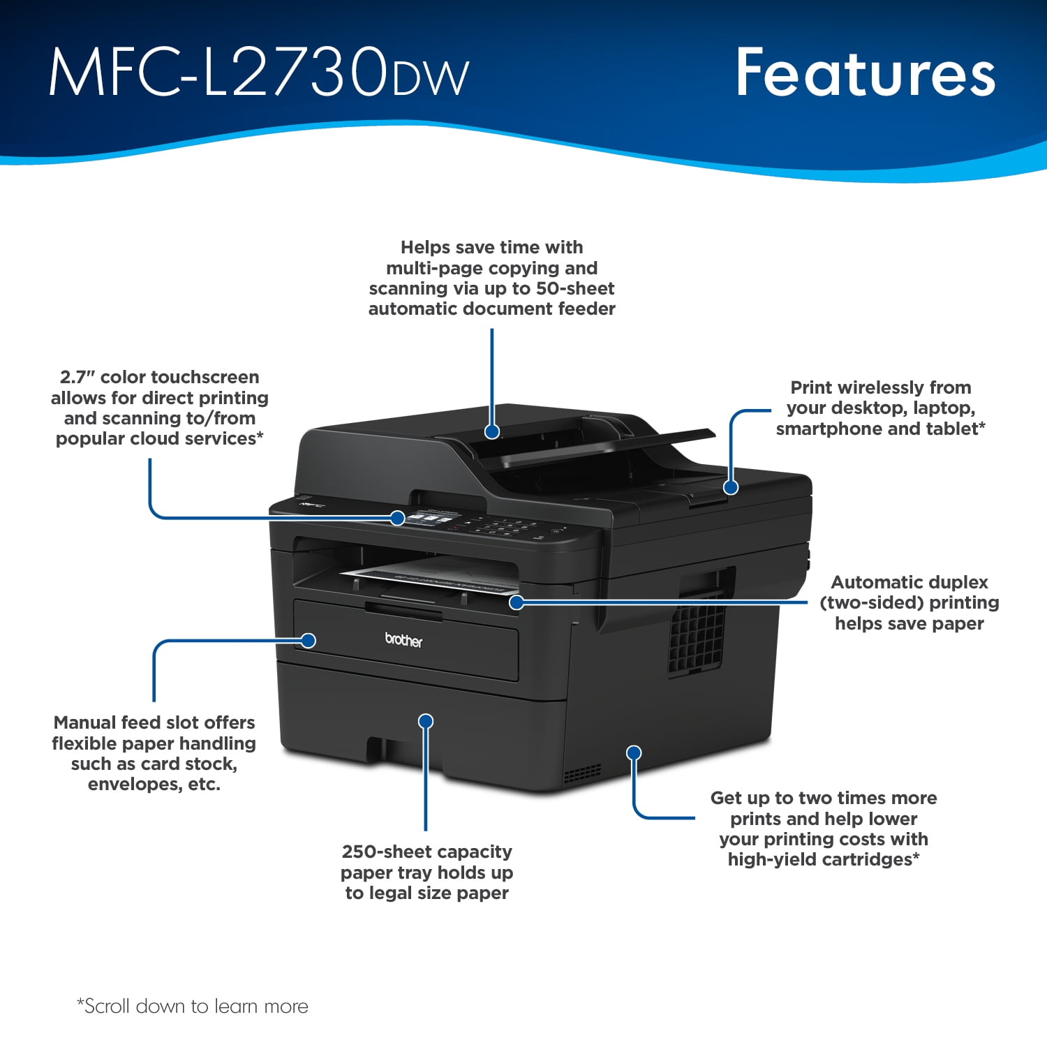 Brother MFC-L2730DW Printer Review - Consumer Reports