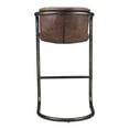 thumbnail image 3 of Moe's Home Collection Freeman Barstool Grazed Brown Leather-Set Of Two, 3 of 3