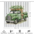 thumbnail image 2 of Buffalo Check Clover Truck 4 Piece Bathroom Shower Curtain Sets Bathroom Sets with Shower Curtain And Rugs 4 Piece Happy Shamrock Waterproof Fabric Bath Curtain for Bathroom Decor Set, 2 of 8