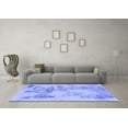 thumbnail image 3 of Ahgly Company Indoor Rectangle Abstract Blue Modern Area Rugs, 2' x 3', 3 of 4