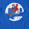 thumbnail image 3 of Marvel Spider-Man Brand New Day Men's Spidey Spotlight Center T-Shirt (Royal, S-XXXL), 3 of 4