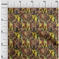 thumbnail image 2 of oneOoneCottonCambricBrownFabricAfricanCraftProjectsDecorFabricPrintedByTheYard42InchWide, 2 of 4