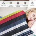 thumbnail image 3 of COMIO  Mexican Blankets Bulk, Mexican Striped Throw Blanket Colorful Authentic Serape Blanket Mexican Beach Blanket Yoga Blanket Picnic Blanket for Home Office Outdoor Car Park Camping, 3 of 6