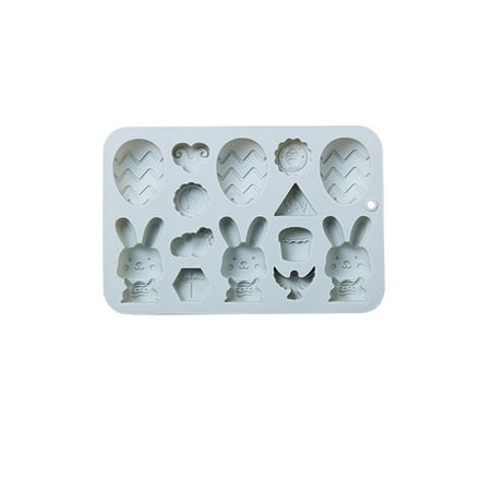 

Vikakiooze 2023 Clearance under10 14 Easter Bunny Silicone Chocolate Mold Baking Cake Mold