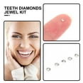 thumbnail image 4 of Minkissy 2Packs DIY Tooth Gems White Crystal Teeth Jewelry Kit with Accessories, 4 of 5
