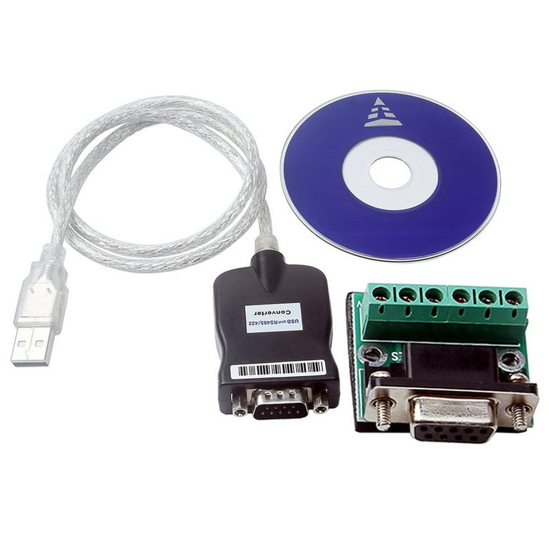 USB 2.0 to RS485 -485 RS422 -422 DB9 Com Serial Port Device, Size: One size, Other