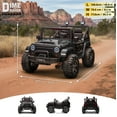 thumbnail image 3 of VOLTZ TOYS 2026 Nouveau Jeep Outreach Camion pour Enfants 24 V à 2 Places - Batterie Électrique, Moteurs Doubles, Télécommande 2,4 g et Lumières DEL Halo - Noir, 3 of 6