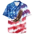 thumbnail image 4 of Yindaity 4th Of July Shirts Men 250 Years America Anniversary 250th Independence Day Freedom T-Shirt(Red,L), 4 of 6