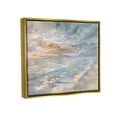thumbnail image 3 of Stupell Industries Impressionist Horizon Sky Landscape Painting Metallic Gold Floating Framed Canvas Print Wall Art, Design by Danhui Nai, 3 of 6