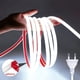 thumbnail image 3 of Tira de luces LED COB de 220 V, enchufe de alimentación de la UE con interruptor, cinta flexible de 220 V, iluminación impermeable para decoración del hogar, habitación y exterior, 3 of 5