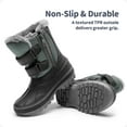 thumbnail image 5 of DREAM PAIRS Boys & Girls Winter Zip Snow Boots Outdoor Warm Waterproof Sport Snow Boot DUCKO, 5 of 6
