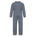 thumbnail image 3 of iixpin Kid Boys Coverall Jumpsuit Mechanic Boiler Suit Flightsuit Uniform Outfits Carnival Party Halloween Costume Grey 6, 3 of 6