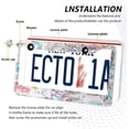 thumbnail image 5 of Coolnut Vintage Flowers License Plate Frame 2 Pack 2 Holes Car Aluminum License Plate Holder Automotive Parts Decoration Universal with Screw Caps Cover, 5 of 7