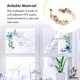 thumbnail image 5 of Billuyoard Pegatinas Peonía Mural Estilo Muebles Elegante Refrigerador Etiqueta de La Pared Vidrio Ventana Arte Baño Adornos Navidad Decoración del hogar Y1545 Billuyoard HA076955-09, 5 of 6