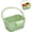 Green, variant on Foldable Hanging Sink Drain Basket Stretchable Kitchen Colander with Flip Cover Space Saving Food Strainer, Multi-functional Faucet Storage Rack Draining for Fruits Vegetables Utensils