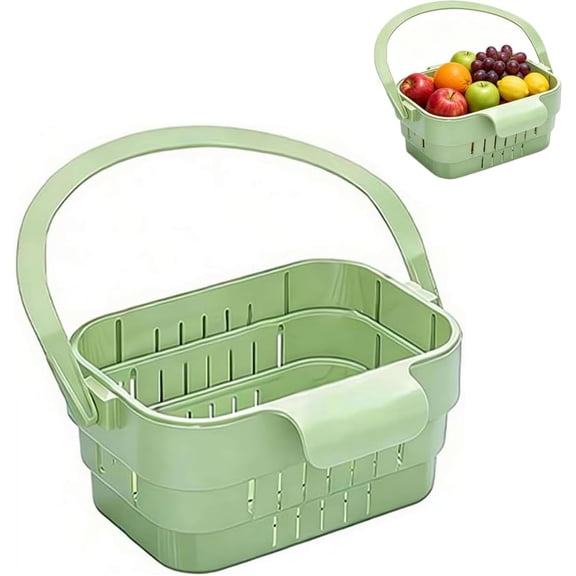 LEOFI Foldable Hanging Sink Drain Basket, Kitchen Sink Strainer , Drain Basket for Kitchen Sink, Green or White
