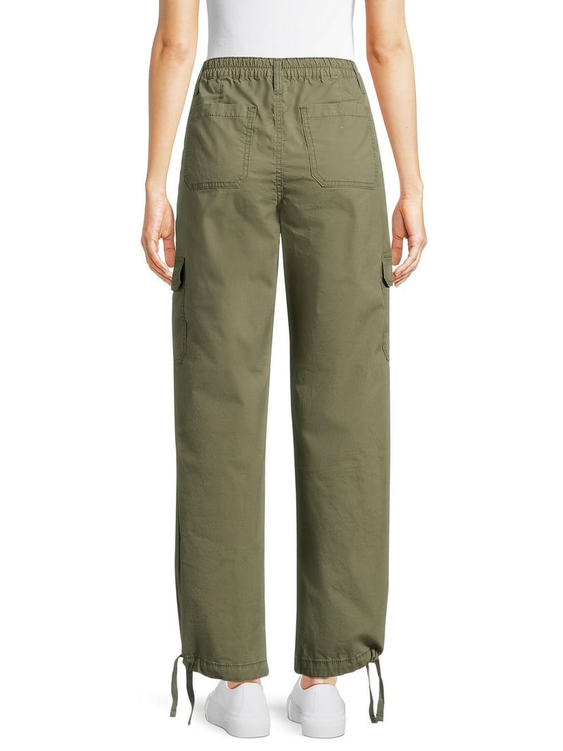 No Boundaries Women's Juniors Cargo Pants, 30” Inseam, Sizes