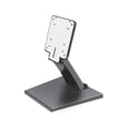 thumbnail image 1 of fastboy Stand Bracket 75mm Desktop Metal Base Foldable Shelf PC Mount Hanger Touch Screen Support for 17-24 Inch Black, 1 of 6