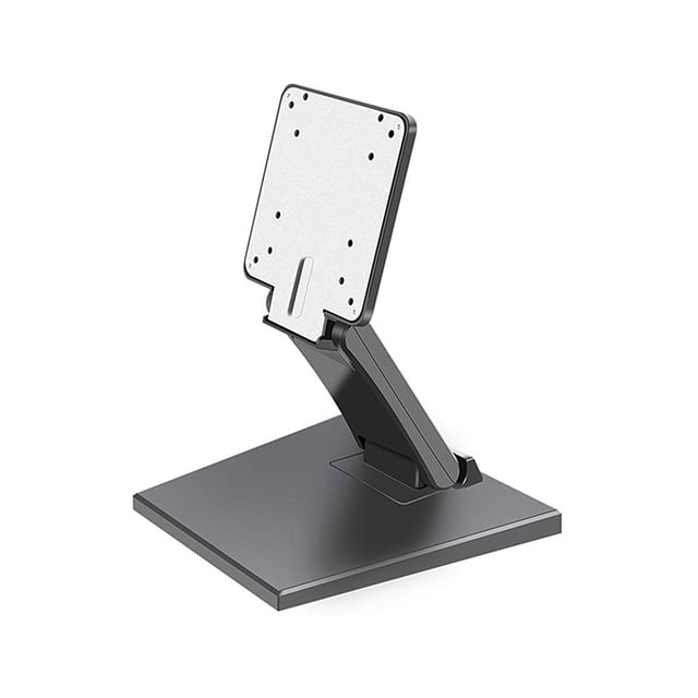 fastboy Stand Bracket 75mm Desktop Metal Base Foldable Shelf PC Mount Hanger Touch Screen Support for 17-24 Inch Black
