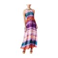 thumbnail image 1 of Jessica Simpson Robe Maxi Aquarelle pour Femmes, Rose, Petit, 1 of 2