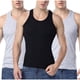 thumbnail image 2 of Aboser Paquete de 3 Camisetas sin Mangas de algodón para Hombres Camiseta Interior de Entrenamiento sin Mangas para Gimnasio Camisetas básicas atléticas que Absorben la Humedad para Hombres Grandes y, 2 of 7