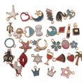 thumbnail image 1 of Guardurnaity 1 paquete de dijes esmaltados, colgantes de Metal delicados, Kits de fabricación de joyas hechas a mano, artesanías decorativas, Ropa, zapatos y accesorios Miscelánea, 1 of 6