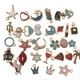 thumbnail image 2 of Jumpingount 1 paquete de dijes esmaltados, colgantes de Metal hueco de aleación antigua mixta, Kits de fabricación de joyas hechas a mano, artesanías Ropa, zapatos y accesorios Miscelánea Jumpingount AP009124-00, 2 of 6