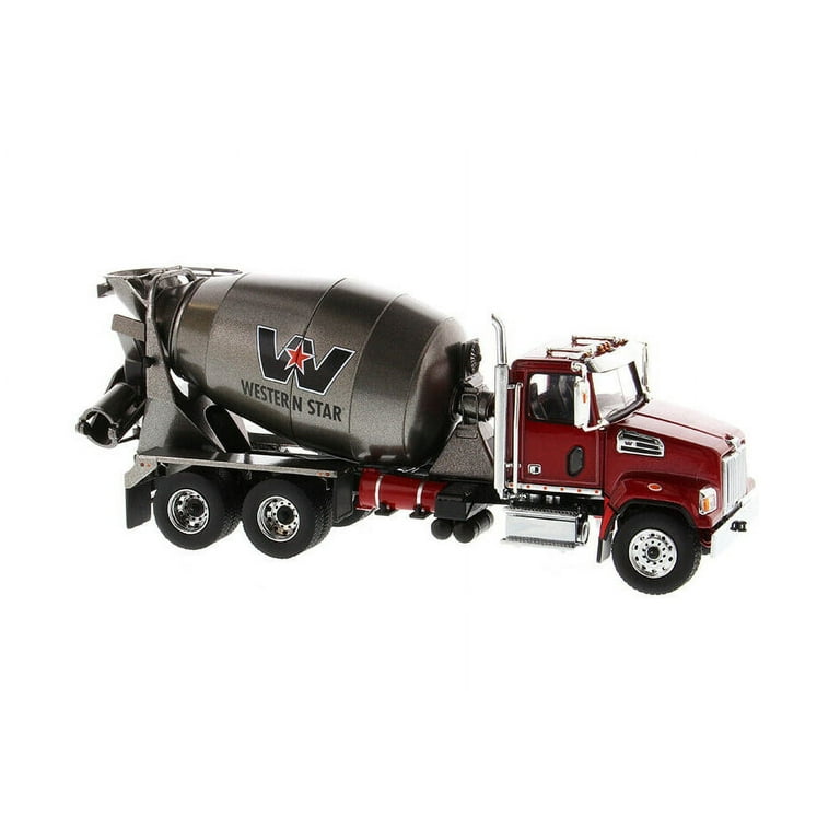 Western Star 4700 SFFA Concrete Mixer, Red and Gray
