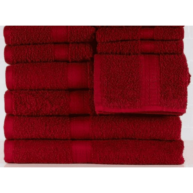 Color Safe Towels, Burgundy Hand Towels