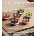 thumbnail image 4 of 4-in-1 Small Food Processor Cordless Set with 600ml Glass Bowl, 3*240ml Stainless Steel Bowls and 3+4 Blades, USB-C Rechargeable Battery Mini Meat Ve, 4 of 7