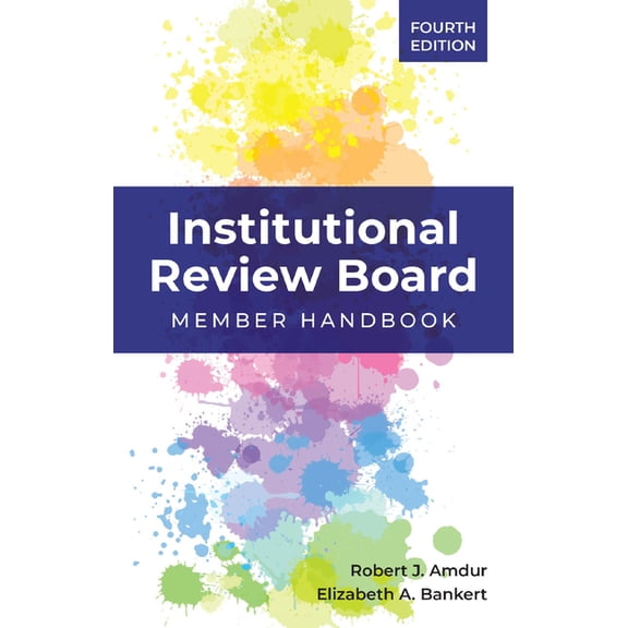 Institutional Review Board: Member Handbook, (Paperback)