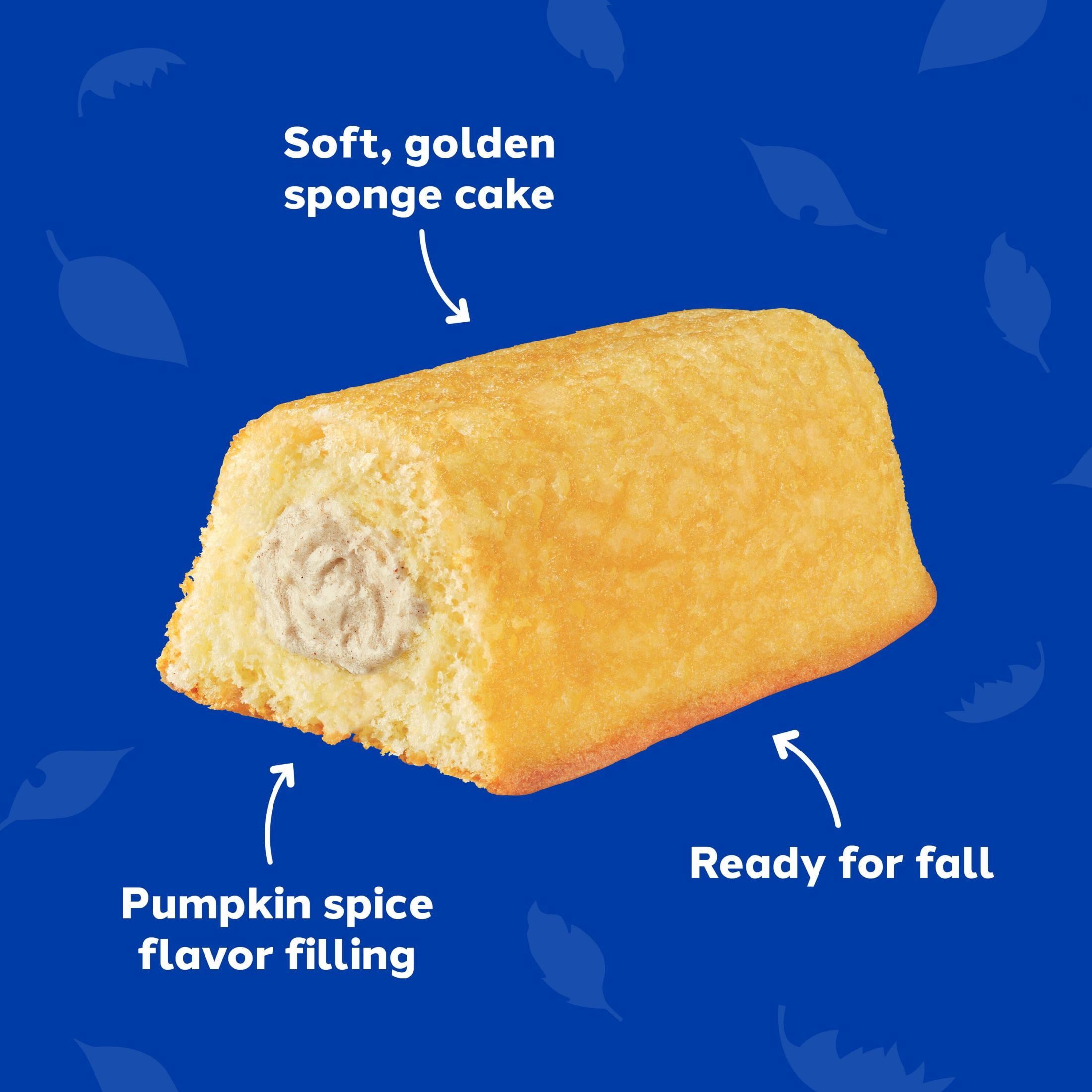 Hostess Twinkies, Golden Sponge Cakes with Pumpkin Spice Artificially Flavored Filling, 10.86 oz Box (8 Snacks)