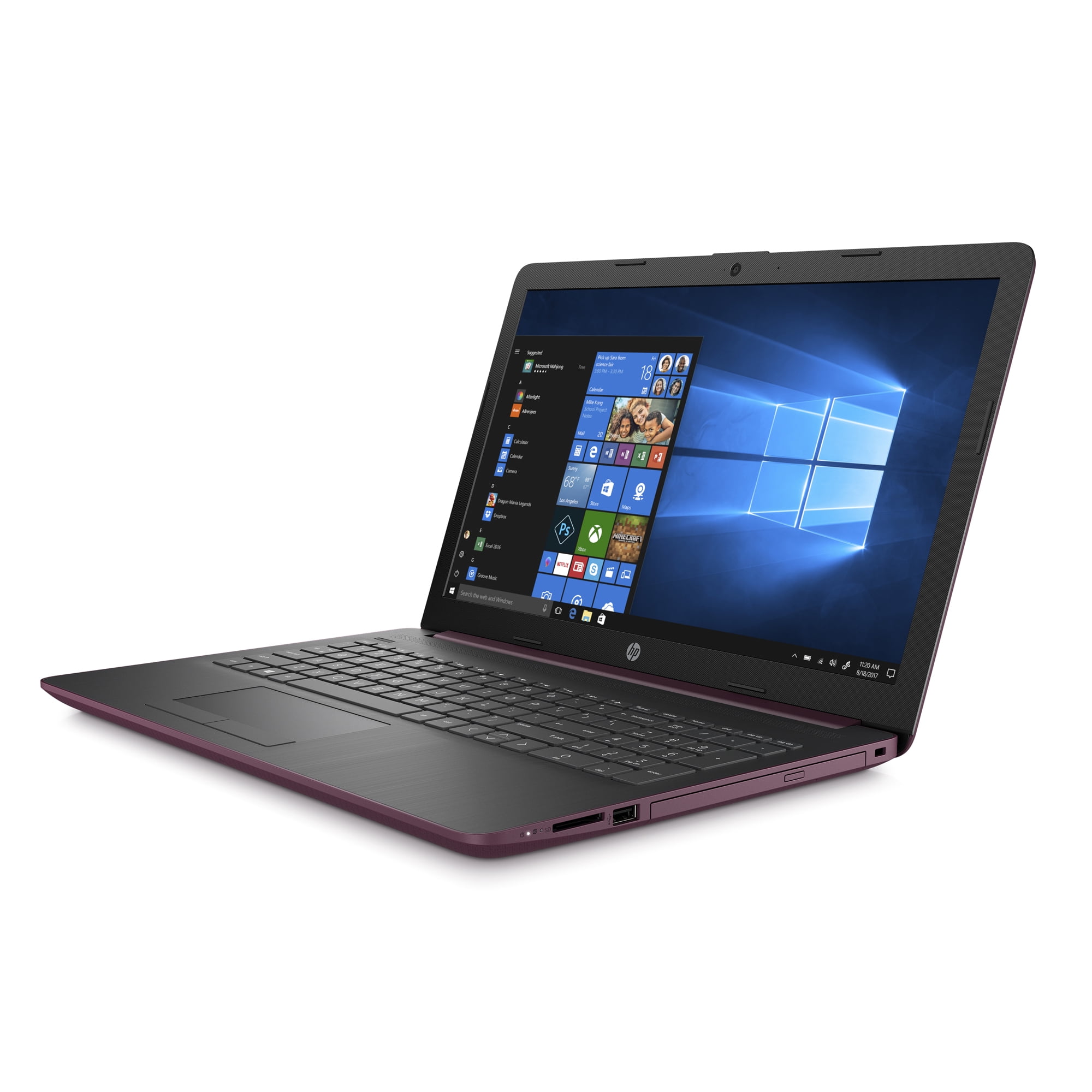 HP 15-db0049nr Berry Mauve Notebook, 15.6