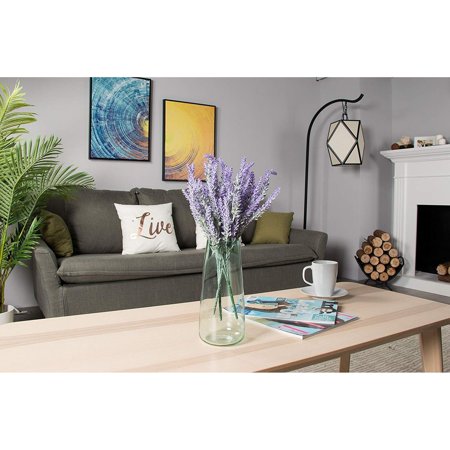 Artificial Lavender Flowers - 12 Bundles Lavender Bouquet ...