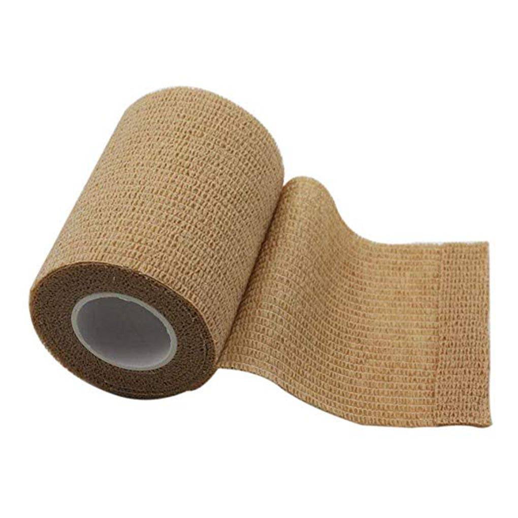 Non-Woven Fabrics Self-Adhering Bandage Wraps Elastic First Aid Tape Fitness Acc 