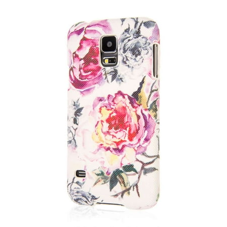 Kit System Signature Case - Galaxy S5 Case, EMPIRE Signature Series Slim-Fit Case for Samsung Galaxy S5 / GS5 - Pink Faded Flowers