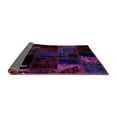 thumbnail image 2 of Ahgly Company Indoor Square Patchwork Purple Transitional Area Rugs, 7' Square, 2 of 4