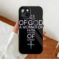 thumbnail image 2 of Christian Faith Woman Warrior Phone Case with Gradient Cross Design for Christian Women, Compatible with iPhone 11/12/13/14/15/16 (Pro Max/Plus), 2 of 9