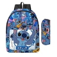 thumbnail image 4 of Mochila de Disney Stitch para mujer, 2 piezas, Cosplay, alta calidad, estudiante, escolar, dibujos animados, ligera, Kawaii, regalo, 2023, 4 of 4