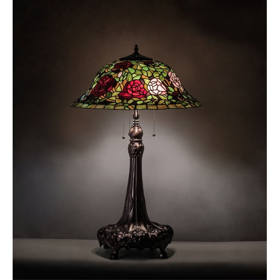 31" High Tiffany Rosebush Table Lamp