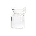 thumbnail image 3 of Cigarette Box Transparent Thicken Acrylic Material Cigarette Container Clamshell Design Compact Cigarette Holder Fashionable Cigarette Storage Box for Smoking, 3 of 9