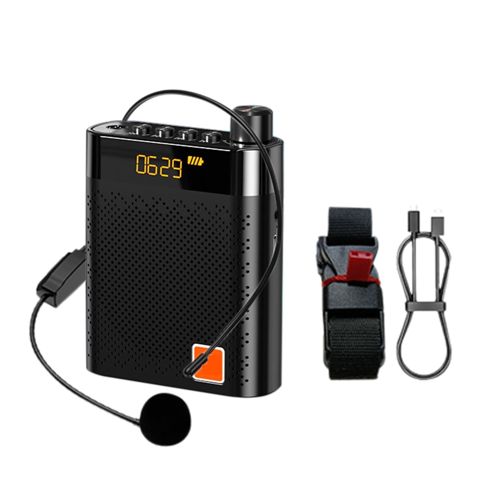 Loudspeaker Teacher Tour Guide Dedicated Speakers Amplifier UHF Wireless Mic Phone Blue-tooth Dual-speaker Voice Amplifier