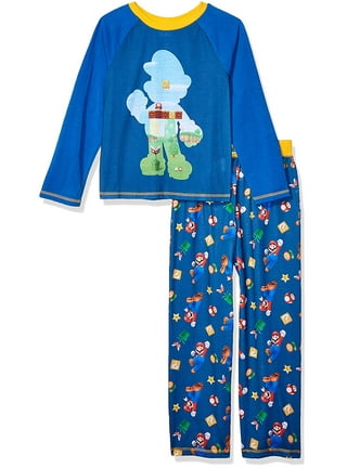 Jugar juegos de computadora repentino orar Super Mario Bros. Boys' Sleepwear in Kids' Pajamas & Robes - Walmart.com