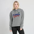 thumbnail image 4 of Women's Fanatics Heather Gray Florida Gators Script Favorite Pullover Hoodie, 4 of 5