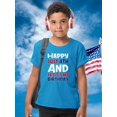 thumbnail image 2 of July 4Th Is My Birthday T-Shirt Juniors -Image by Shutterstock,  Medium, 2 of 4