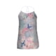 thumbnail image 5 of Moda mujer casual cuello redondo Slim Fit impresión digital malla ahueca hacia fuera las camisetas sin mangas blusa Fridja hjk927, 5 of 6