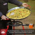 thumbnail image 3 of MAGEFESA 14-Inch Reinforced Enameled Steel Paella Pan Burner, Compatible with Paella Pans up to 20 Inches, Tripod Not Included, 3 of 5