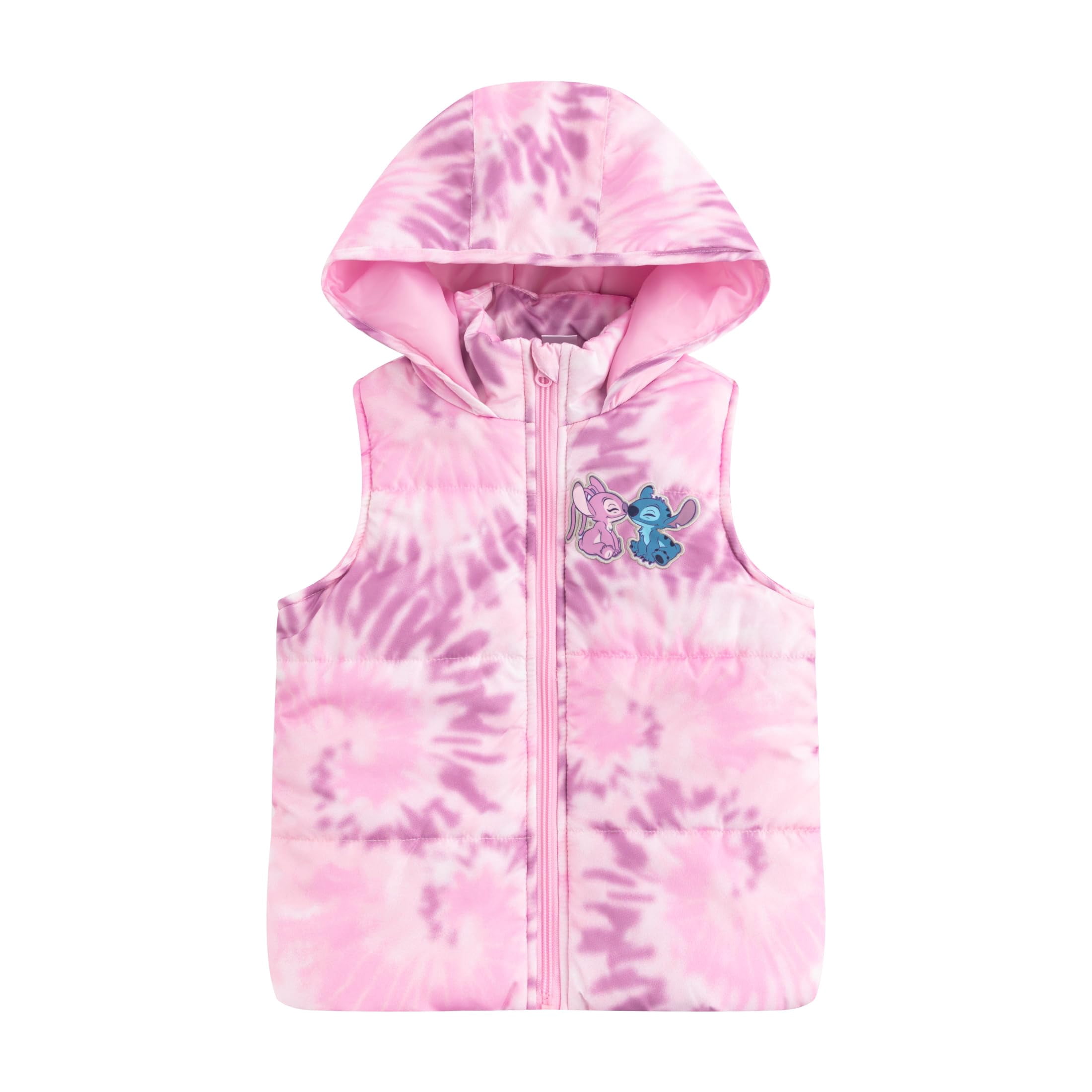 Disney Lilo & Stitch Long Sleeve Shirt, Hooded Vest, and Pants Set (Girls), 3 Piece Set, Sizes 4-12