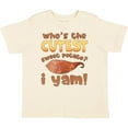 thumbnail image 3 of Inktastic Who's the Cutest Sweet Potato? I Yam Funny Thanksgiving Boys or Girls Toddler T-Shirt, 3 of 5