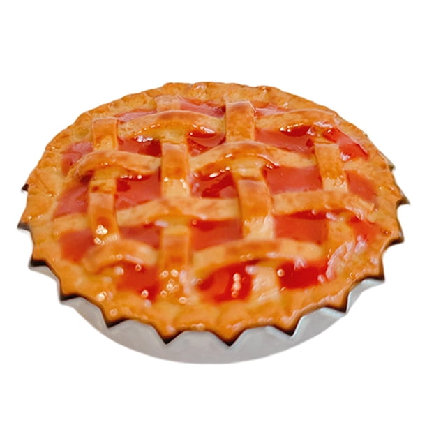 Modelo de escena en miniatura, escala 1/6 1/12, casa de muñecas, juguete de simulación de Delicious Applepie. Rojo